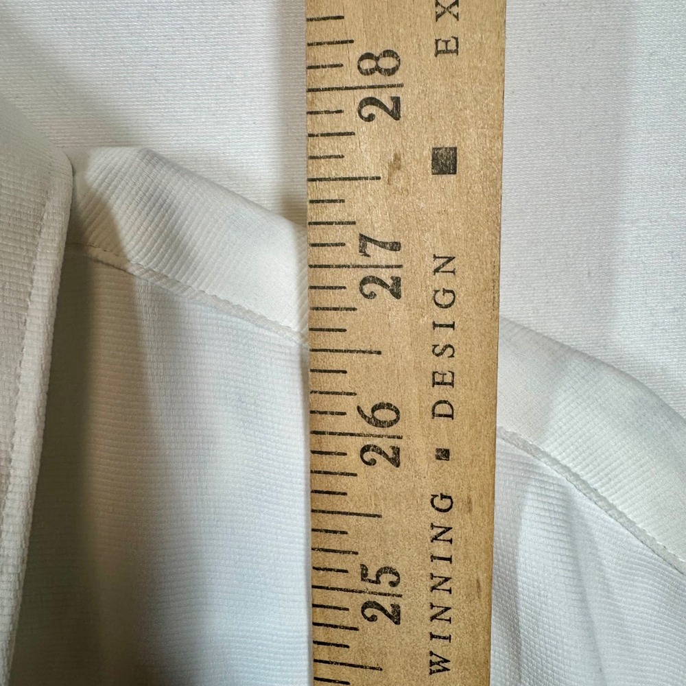 Age of Wisdom Button-Up Shirt Short Sleeve Modern Fit White Sz Medium - Picture 5 of 9